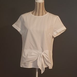 Banana Republic white short sleeve top